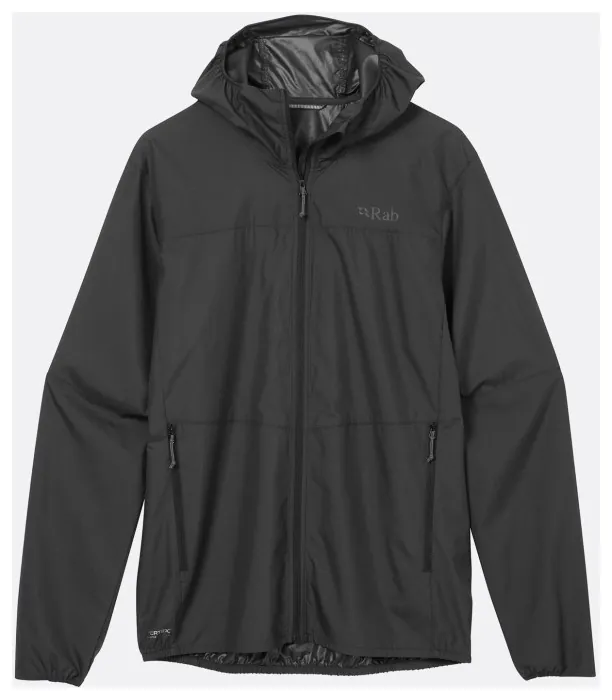 Вітровка чоловіча Rab Windgather Hoody, Black, XL