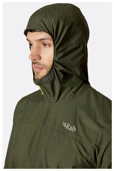 Вітровка чоловіча Rab Windgather Hoody, Black, XL