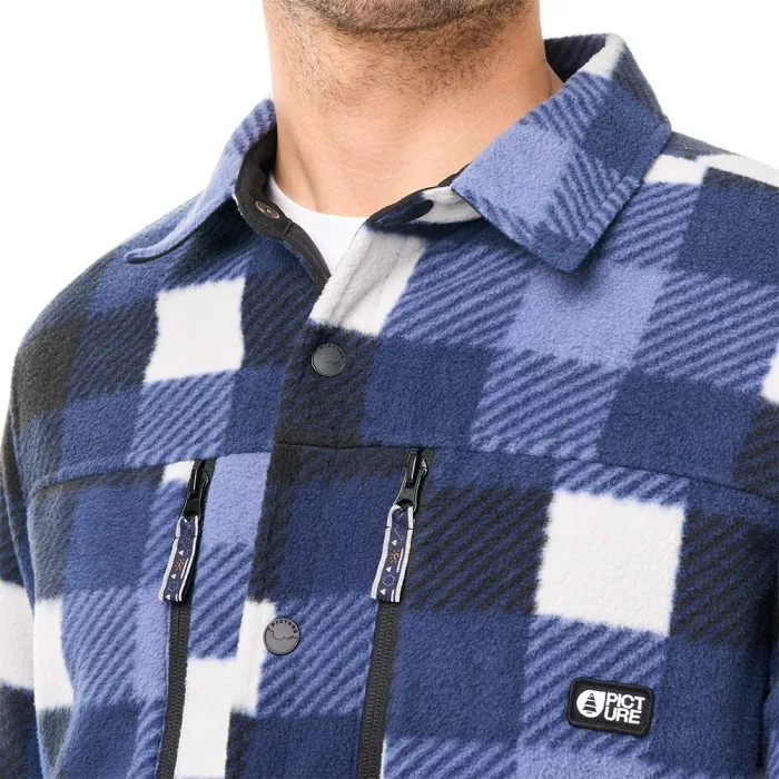 Picture Organic куртка флісова Bemidji bluplaid print L