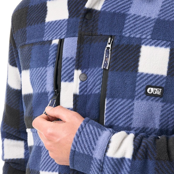 Picture Organic куртка флісова Bemidji bluplaid print L