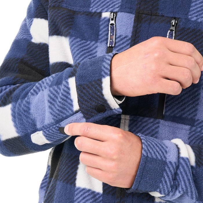 Picture Organic куртка флісова Bemidji bluplaid print L
