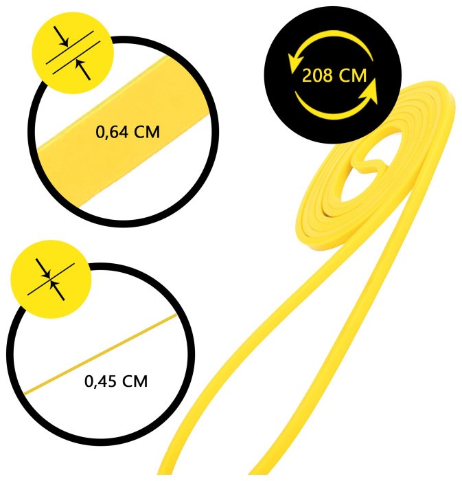 Еспандер-петля Cornix Power Band 6.4 мм 2-7 кг (резина для фітнесу та спорту) XR-0057