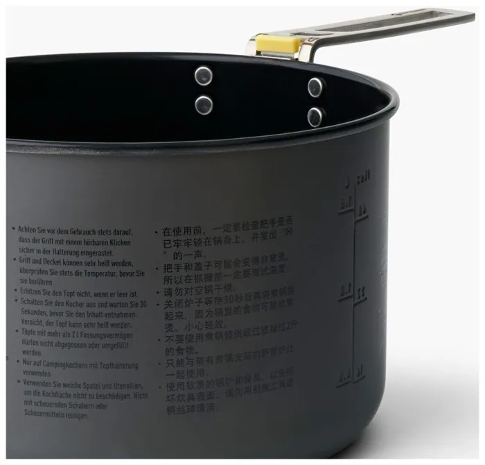Набір посуду Sea to Summit Frontier UL One Pot Cook Set 5 предметів, на 2 персони