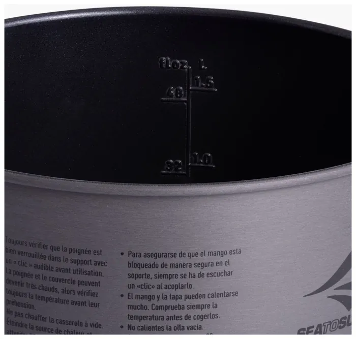 Набір посуду Sea to Summit Frontier UL One Pot Cook Set 5 предметів, на 2 персони