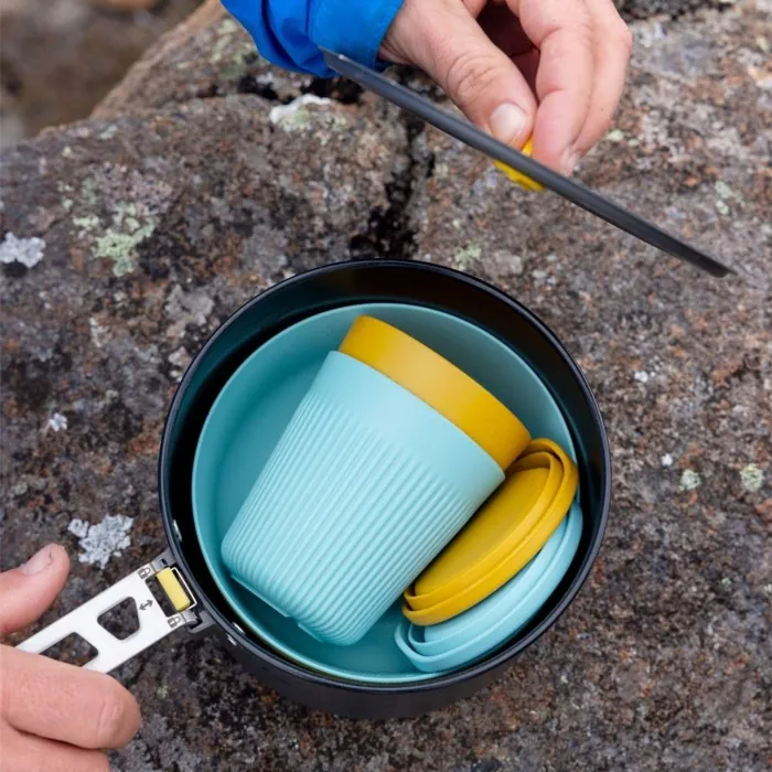 Набір посуду Sea to Summit Frontier UL One Pot Cook Set 5 предметів, на 2 персони