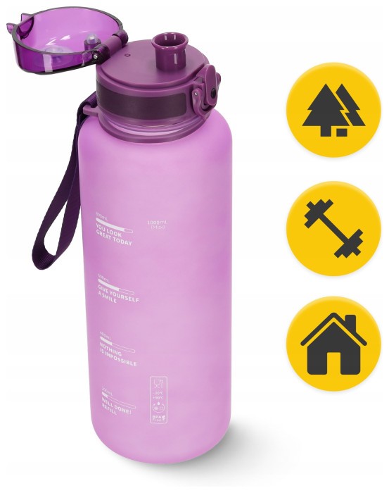 Бутылка для воды спортивная 4FIZJO 1000 мл Pink (P-5905973403764)