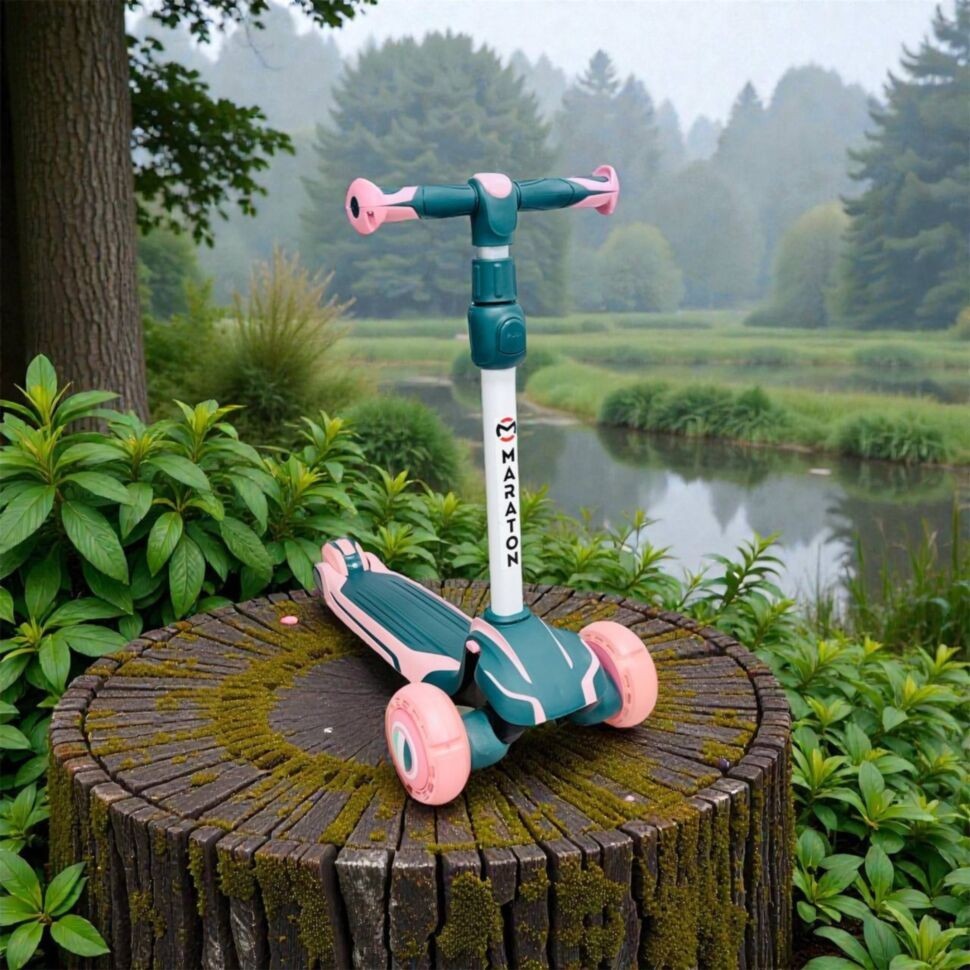 Самокат Maraton Global pink-green (1 шт)