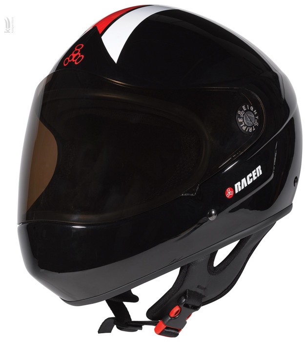 Шолом Triple8 T8 Racer Black Glossy
