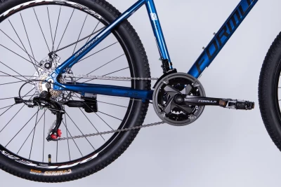 Велосипед уцененный AL 27.5" Formula MOTION DD FR рама-18" синий с черным 2026