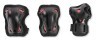 Захисний комплект Rollerblade SKATE GEAR JUNIOR 3 PACK 3XS Black/red (069P0200), укр Фото - 1