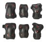 Захисний комплект Rollerblade SKATE GEAR JUNIOR 3 PACK 3XS Black/red (069P0200), укр Фото - 2