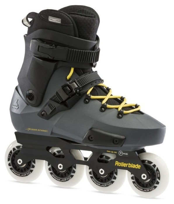Ролики Rollerblade Twister Edge Anthracite Yellow