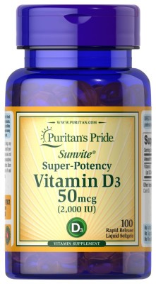 Vitamin D3 50 mcg 2000 - 200 caps