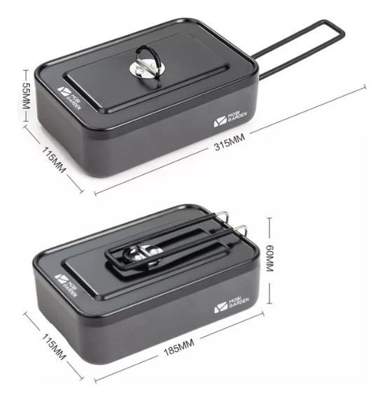 Ланчбокс Mobi Garden JB Alu 0.9л NX21666045 grey