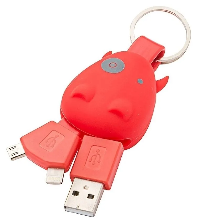 Munkees 3700 брелок-зарядка Smart Charger red (3700-RD)