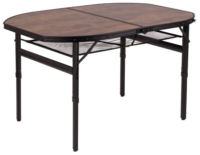 Стол Bo-Camp Melrose Oval 120x80 cm Black/Wood look (1404220)
