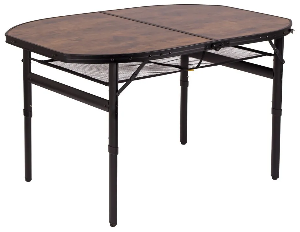 Стіл Bo-Camp Melrose Oval 120x80 cm Black/Wood look (1404220) (DSM_DAS302785)