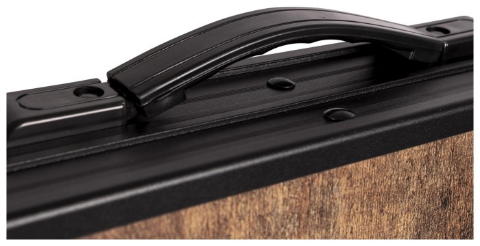 Стол Bo-Camp Melrose Oval 120x80 cm Black/Wood look (1404220)