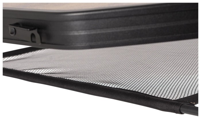 Стол Bo-Camp Melrose Oval 120x80 cm Black/Wood look (1404220)