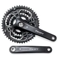 Шатун алюм. L175мм 28-38-48Т с Pl защитой PROWHEEL SWIFT-201P под квадрат
