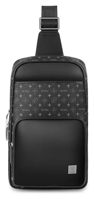 Сумка WIWU Master Fingerprint Lock Crossbody Bag Black