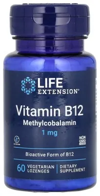 Vitamin B12 Methylcobalamin 1 mg - 60 vcaps
