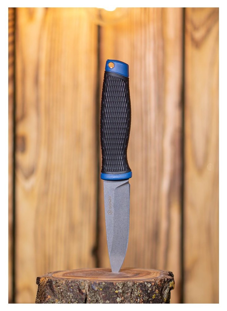 Ніж Ganzo G806-BL блакитний з ножнами, укр, укр