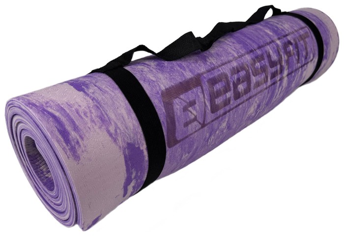 Коврик для йоги и фитнеса EasyFit s-EVA Mat 8 мм Фиолетовый