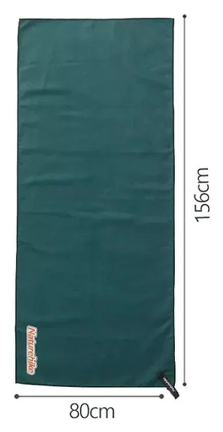 Рушник швидковисихаючий Naturehike CNK2300SS010, 156*80, темно-зелений, укр, укр