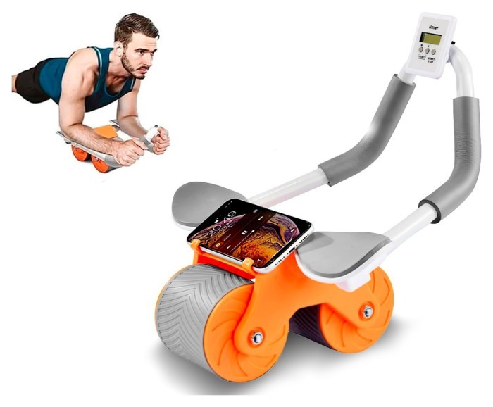 Ролик для пресса EasyFit с обратным механизмом и счетчиком