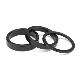 Проставочные кольца Mission 3 шт. (2, 5, 7) матовые черные