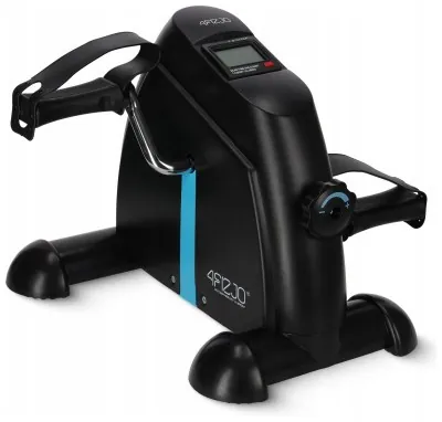 Міні велотренажер 4FIZJO Evo 2 в 1 для рук та ніг Black/Blue (P-5905973401692)