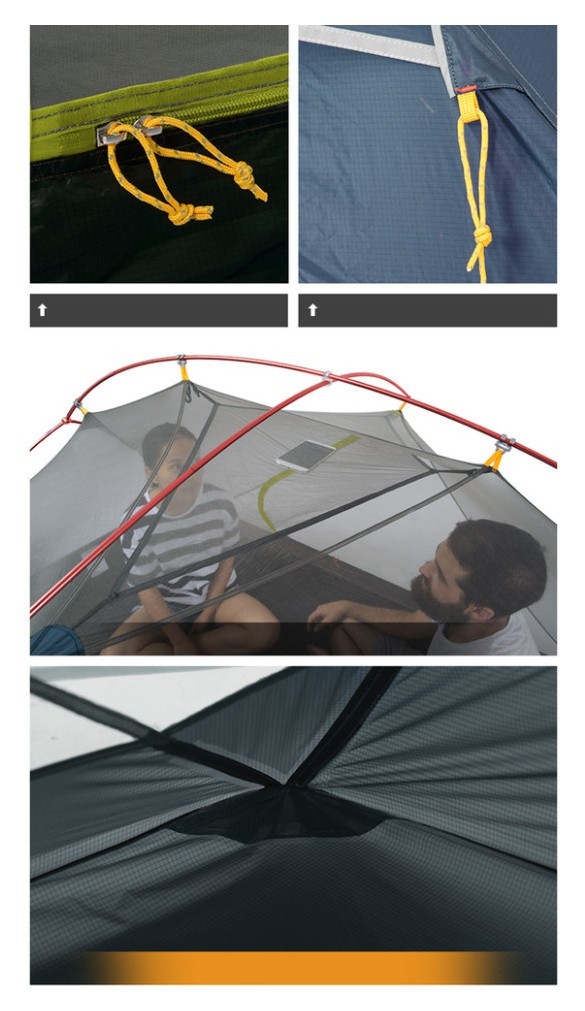 Намет двомісний ультралегкий Naturehike Mongar UL NH19M002-J, темно-синій, укр, укр