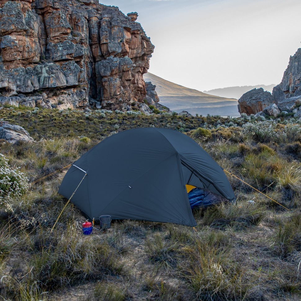 Намет двомісний ультралегкий Naturehike Mongar UL NH19M002-J, темно-синій, укр, укр