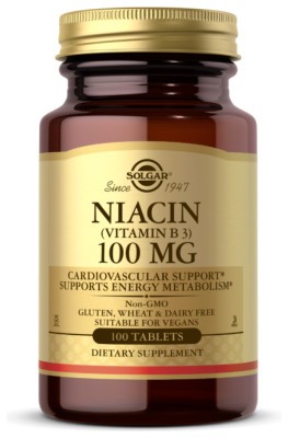 Niacin (Vitamin B3) 100mg - 100 tabs