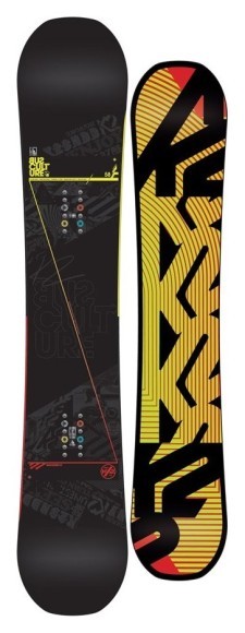 Сноуборд K2 SUBCULTURE 156 Black/multicolor (1130023.1.1) O