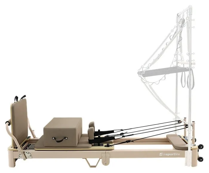 Pilates Reformer inSPORTline Comfolder EVO, бежевий