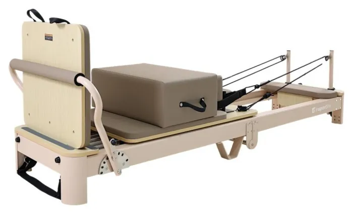 Pilates Reformer inSPORTline Comfolder EVO, бежевий