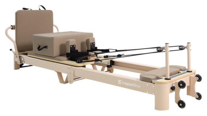 Pilates Reformer inSPORTline Comfolder EVO, бежевий