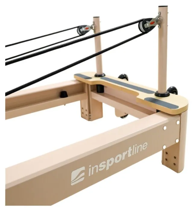Pilates Reformer inSPORTline Comfolder EVO, бежевий