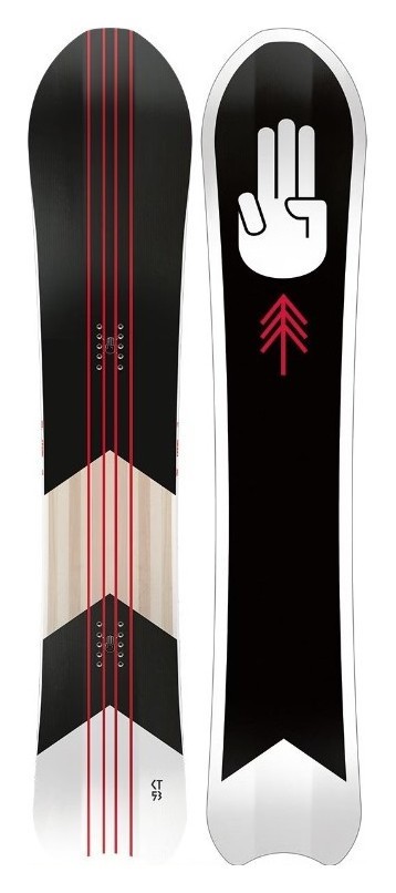 Сноуборд Bataleon CT 158 Black/white/red (10.20.CAM) O