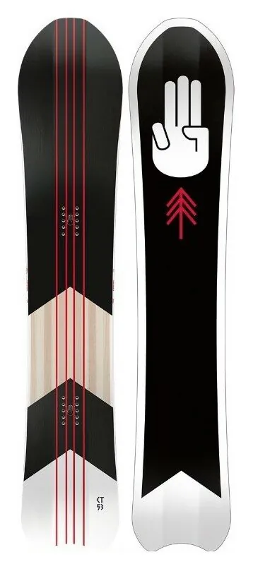 Сноуборд Bataleon CT 158 Black/white/red (10.20.CAM) O (158 см black, red, white)
