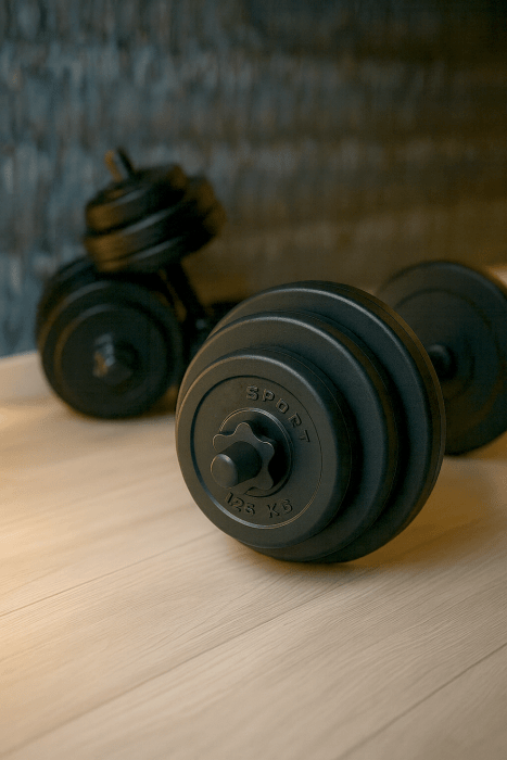 Гантелі набірні Prof sport 2х18 кг із захисним покриттям. 10 років гарантії