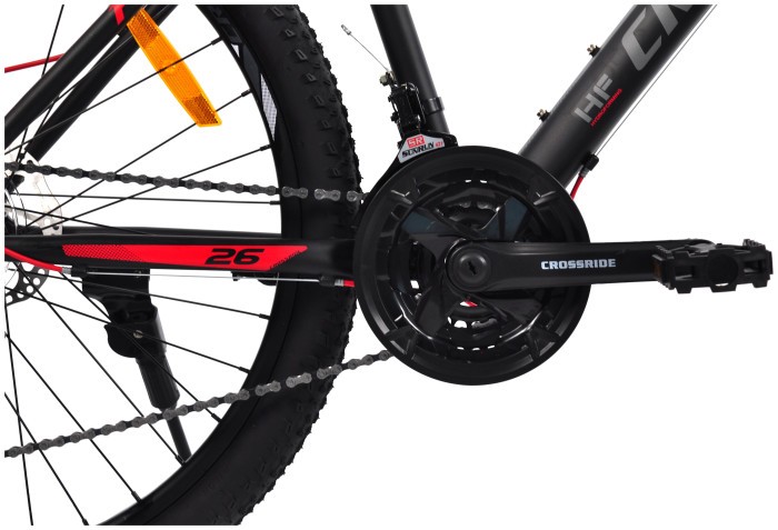Велосипед CROSSRIDE 26 MTB ST FAITH, Червоний