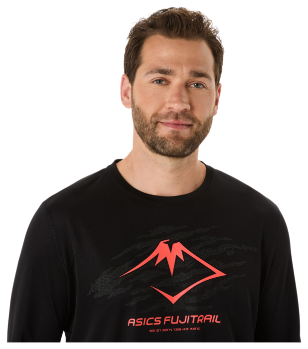 Футболка для бега Asics (2011C987) FUJITRAIL LOGO LS TOP 2025