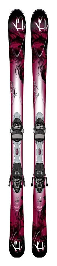 Лижі гірські комплект K2 POTION 74 W+ER3 10.0 139см Burgundy/white/black (1040610.141.1+1041315.141.1), укр, укр