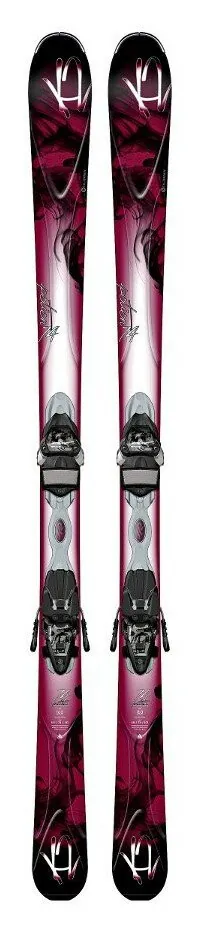 Лижі гірські комплект K2 POTION 74 W+ER3 10.0 139см Burgundy/white/black (1040610.141.1+1041315.141.1) (153 см black, burgundy, white)