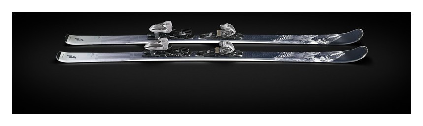 Лежи горные комплект Nordica WILD BELLE 74 W+TP2C-10 FDT 144см Grey/white (0A1272SB) WRH