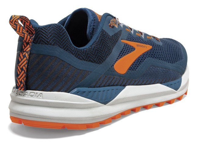 Кроссовки мужские Brooks CASCADIA 14 M 41 (8.0US) Poseidon/orange/grey (1103101D489)