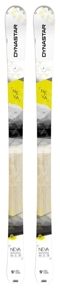 Лижі гірські (комплект) Dynastar NEVA 78+NX 11 W B93 152см White/grey/lime (DADV201+FCDA041) (152 см white/grey/lime)